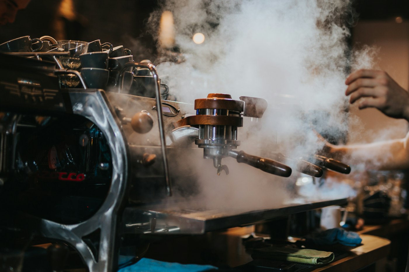 Mantenimiento de máquina de espresso