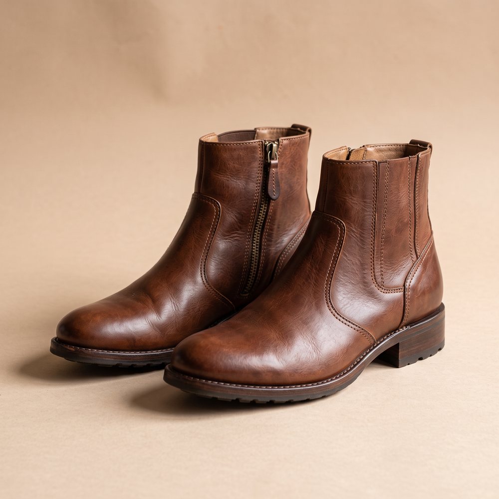 Botines de cuero